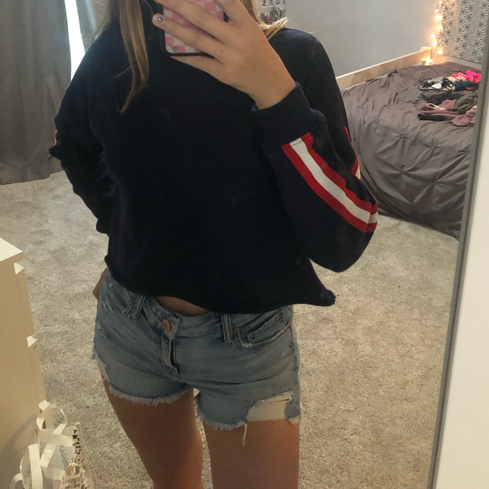 cropped garage long sleeve